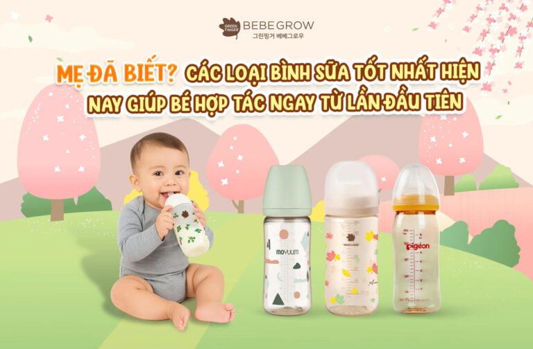 Chọn bình sữa phù hợp cho bé