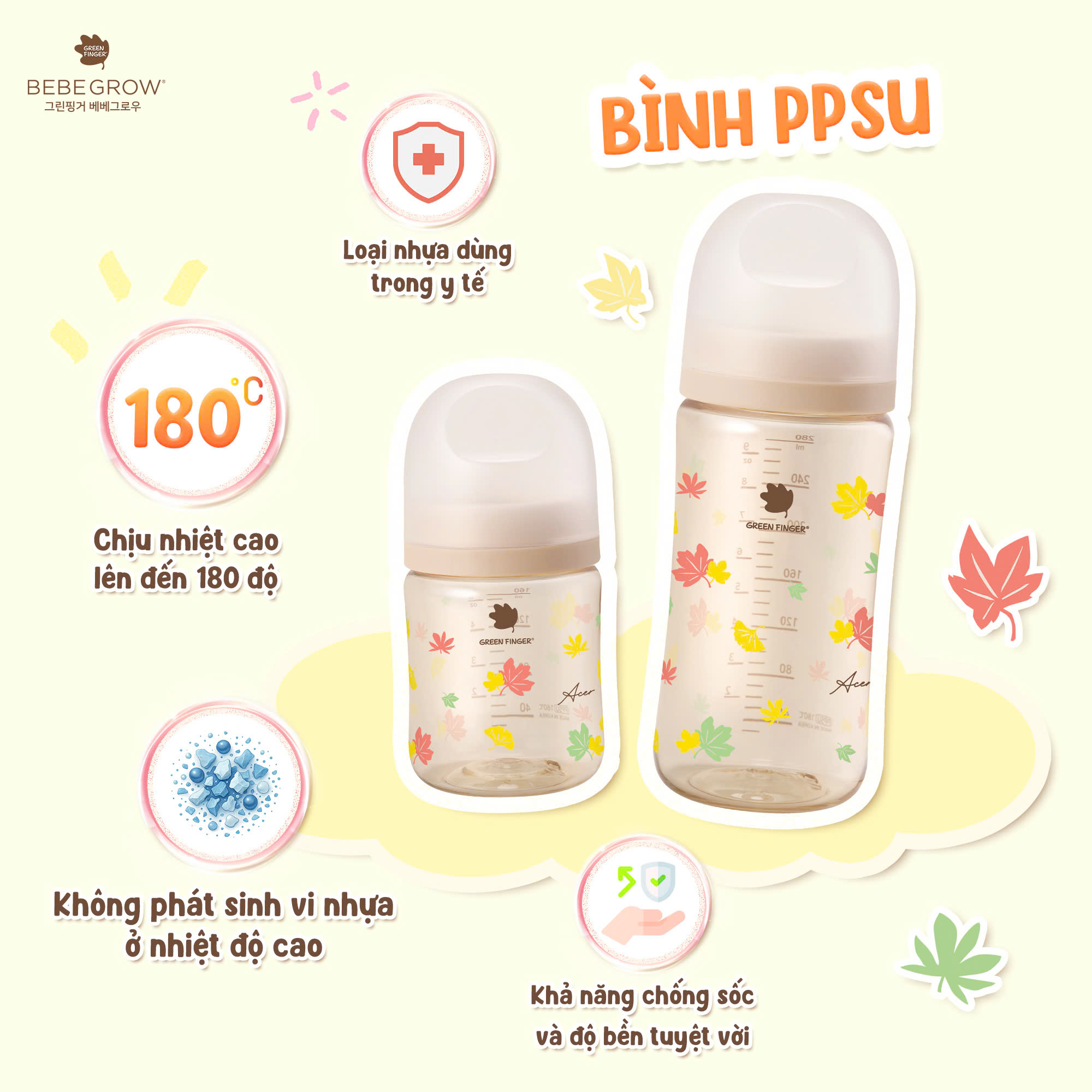 Bình PPSU Greenfinger