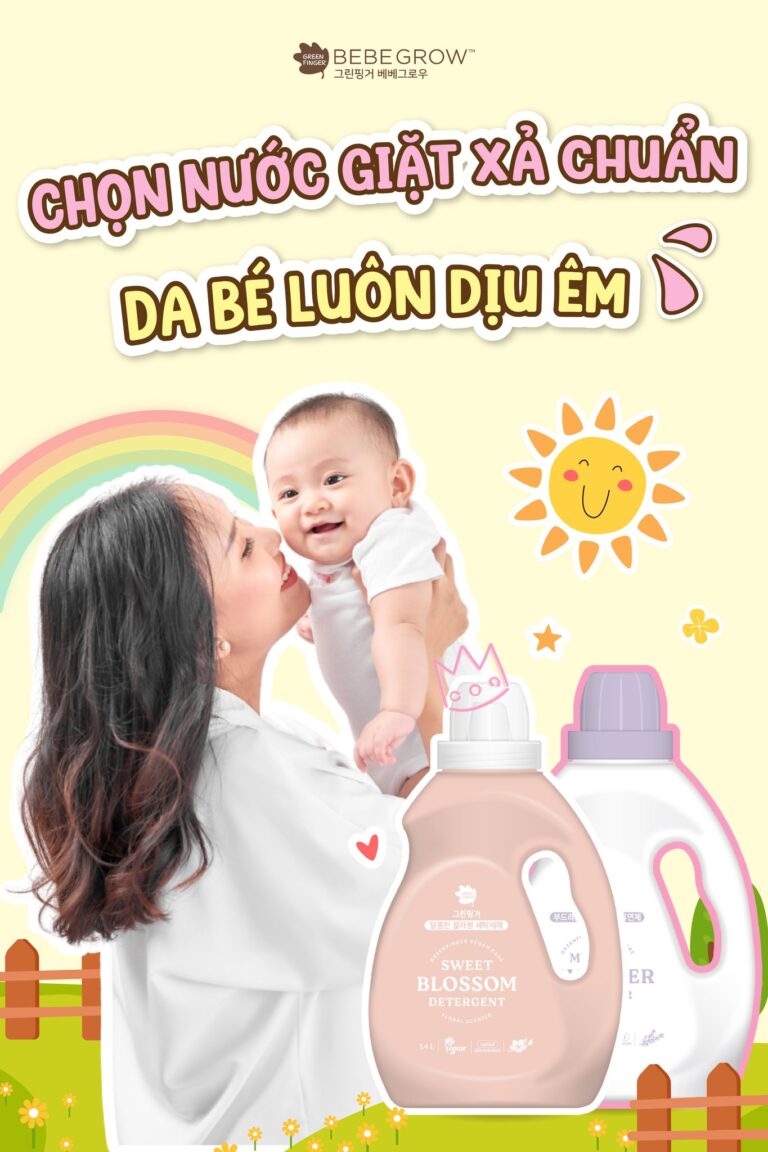 nước giặt cho bé