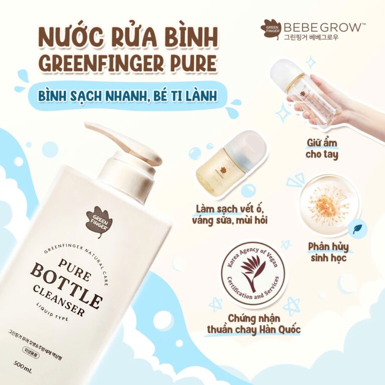 nước rửa bình greenfinger bebegrow