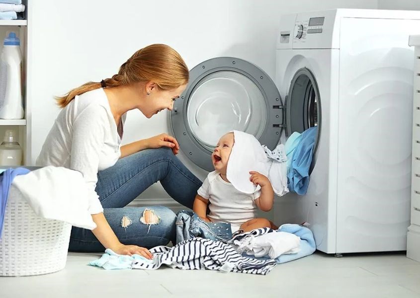 Giặt đồ đúng cách cho trẻ sơ sinh