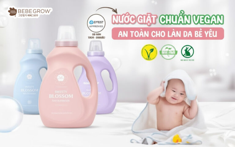 Nước giặt xả cho trẻ sơ sinh