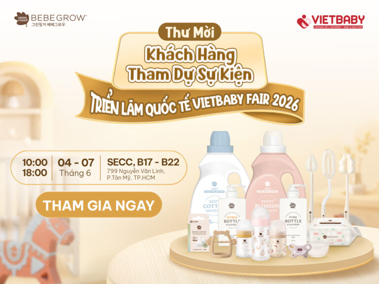 Thư mời khách hàng tham gia VietBaby Fair 2026