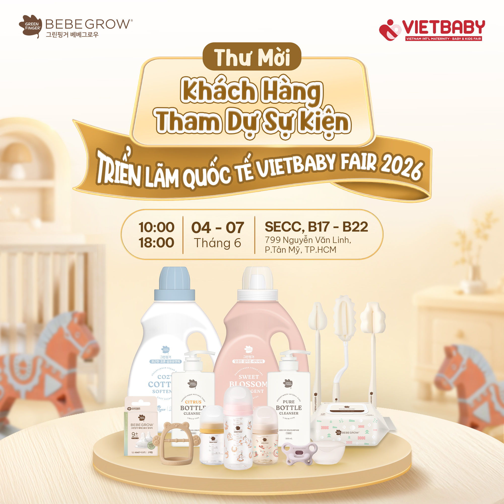 Thư mời tham gia VietBaby Fair 2026